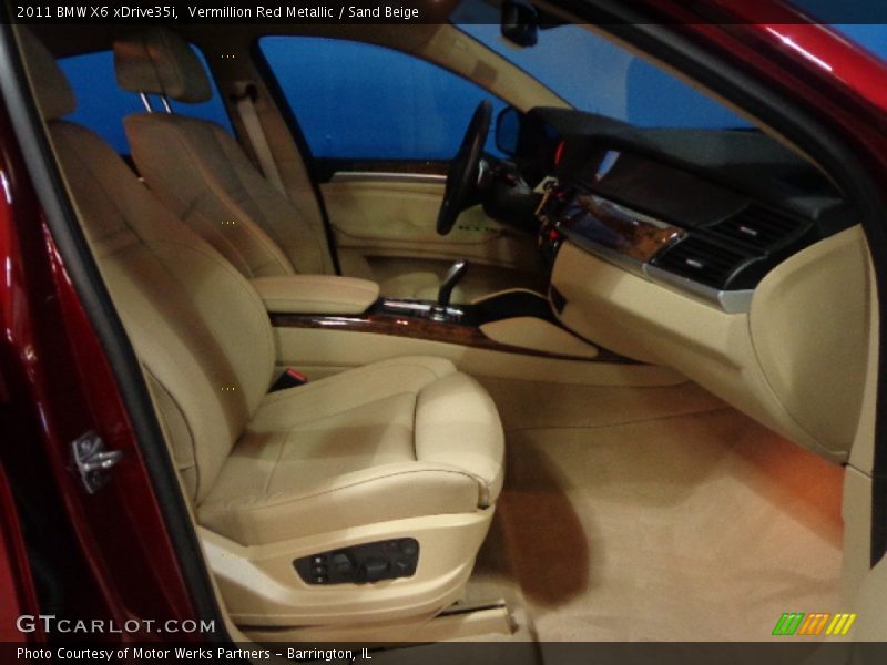 Vermillion Red Metallic / Sand Beige 2011 BMW X6 xDrive35i