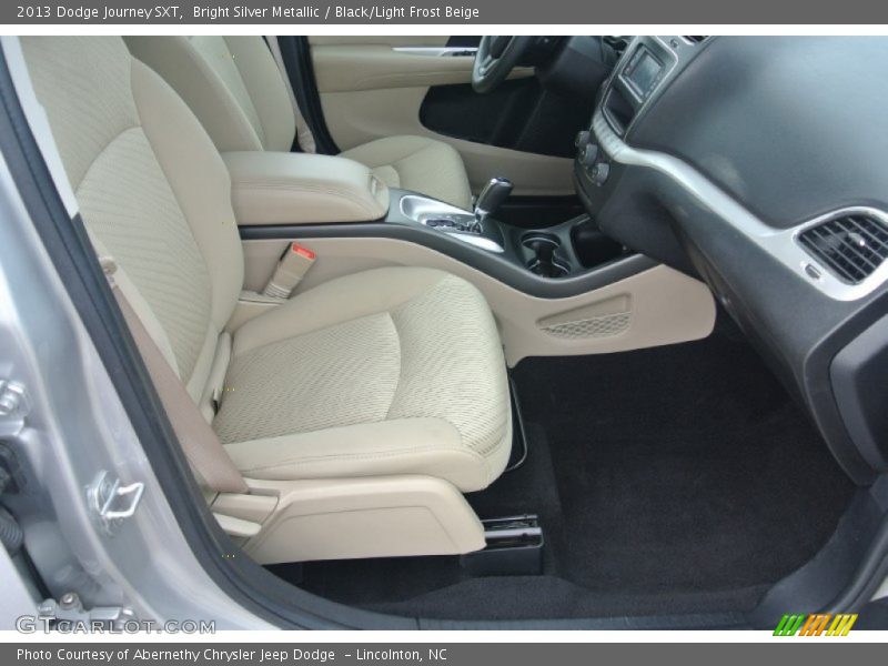 Bright Silver Metallic / Black/Light Frost Beige 2013 Dodge Journey SXT