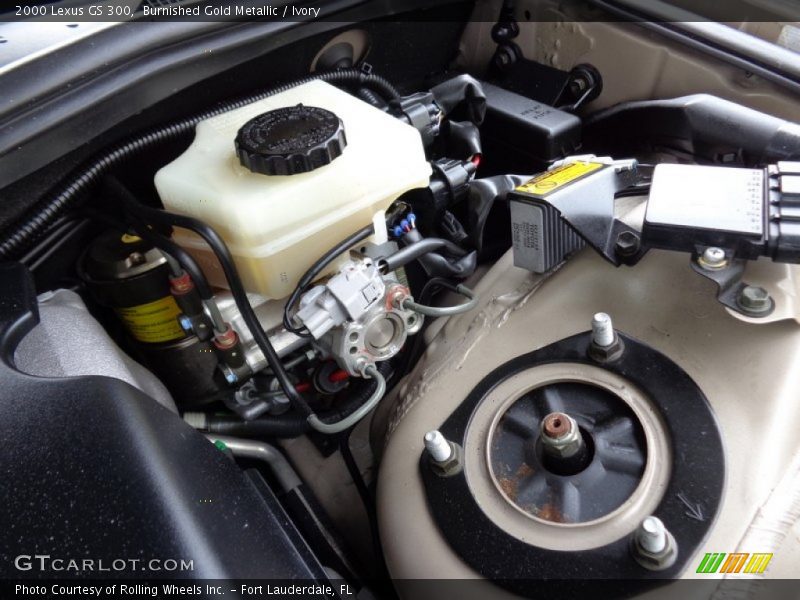 Burnished Gold Metallic / Ivory 2000 Lexus GS 300