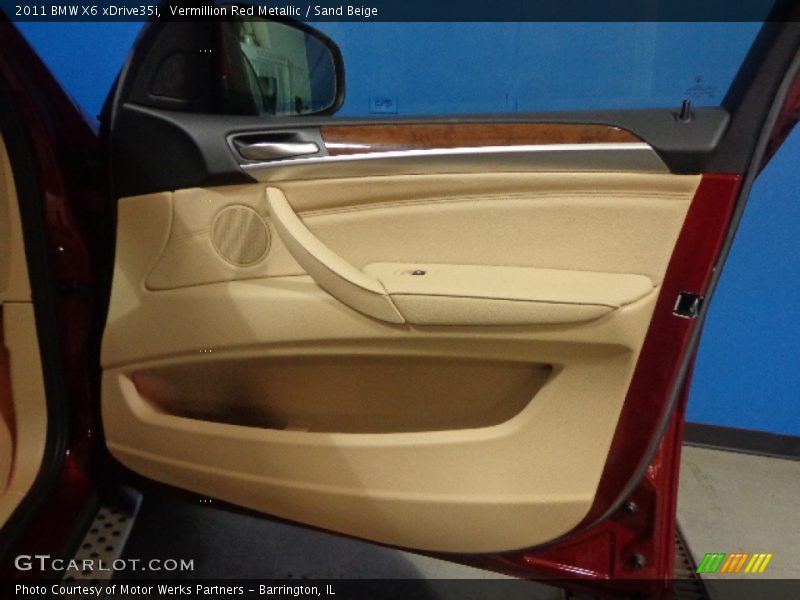 Vermillion Red Metallic / Sand Beige 2011 BMW X6 xDrive35i