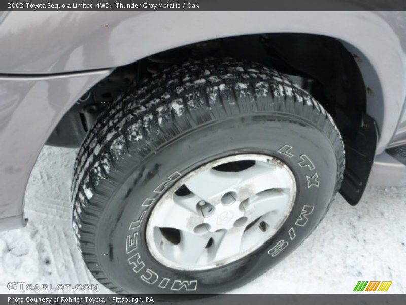 Thunder Gray Metallic / Oak 2002 Toyota Sequoia Limited 4WD