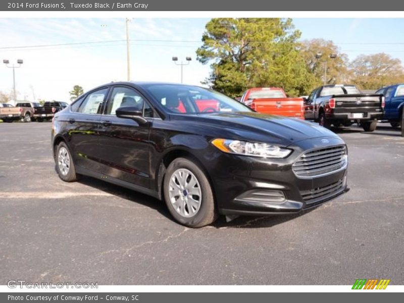 Tuxedo Black / Earth Gray 2014 Ford Fusion S