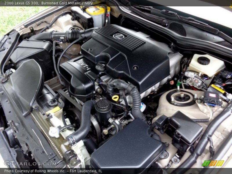 Burnished Gold Metallic / Ivory 2000 Lexus GS 300