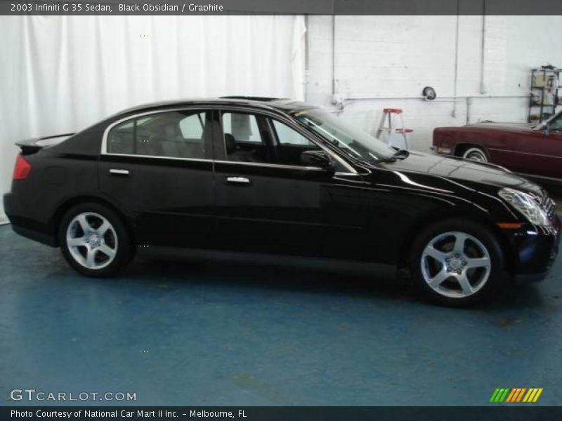 Black Obsidian / Graphite 2003 Infiniti G 35 Sedan