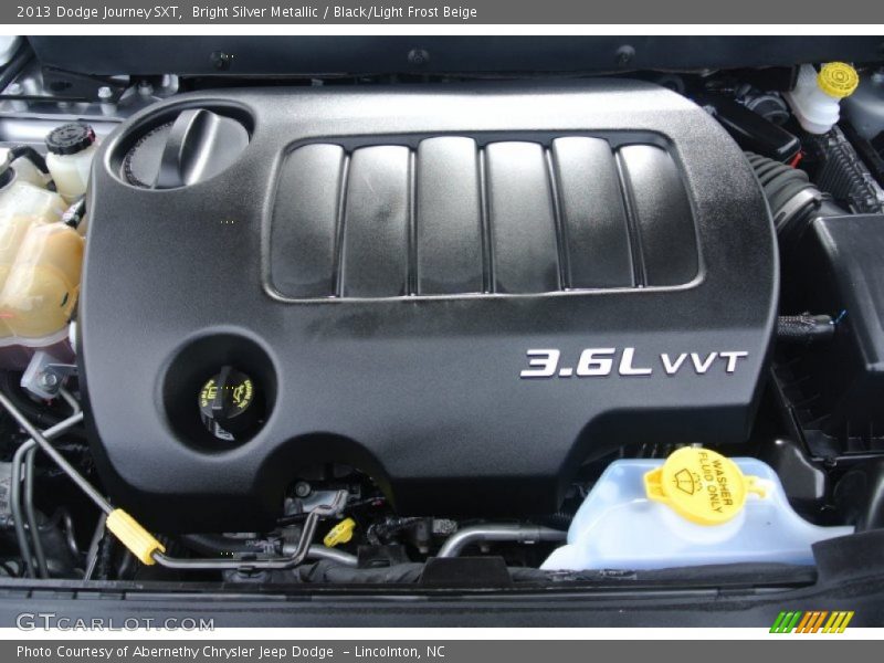 Bright Silver Metallic / Black/Light Frost Beige 2013 Dodge Journey SXT