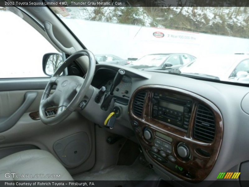 Thunder Gray Metallic / Oak 2002 Toyota Sequoia Limited 4WD