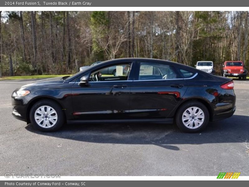 Tuxedo Black / Earth Gray 2014 Ford Fusion S