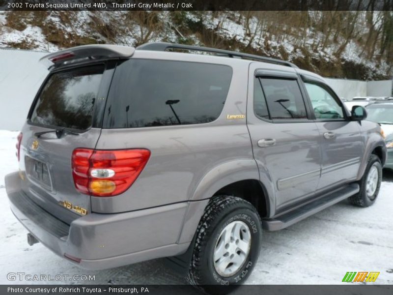 Thunder Gray Metallic / Oak 2002 Toyota Sequoia Limited 4WD