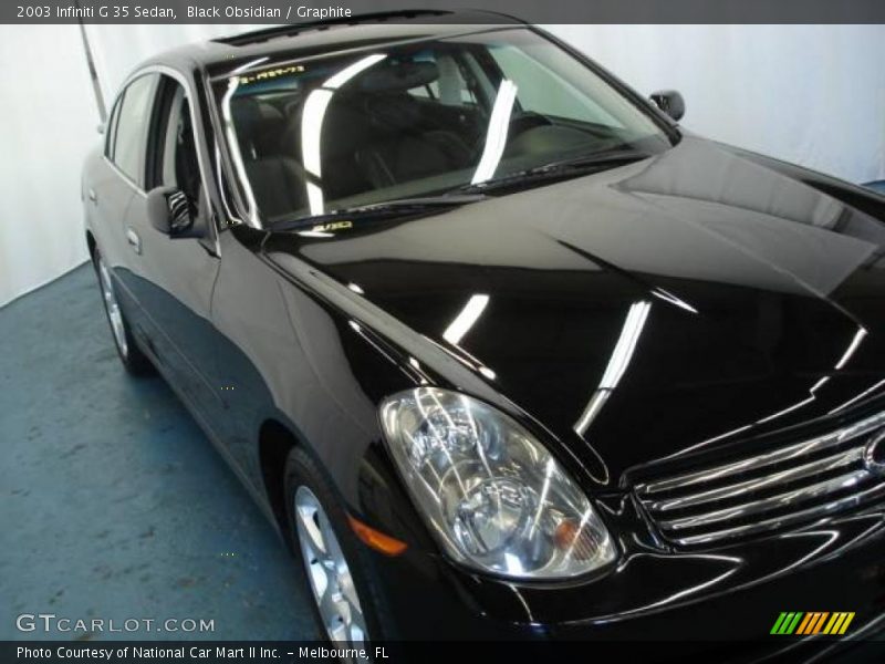 Black Obsidian / Graphite 2003 Infiniti G 35 Sedan