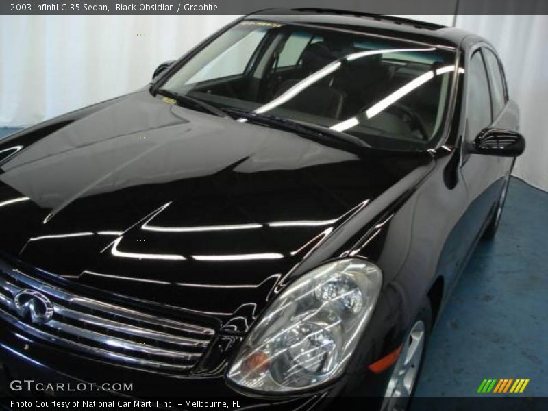 Black Obsidian / Graphite 2003 Infiniti G 35 Sedan