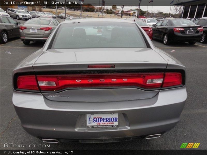 Billet Silver Metallic / Black 2014 Dodge Charger SE