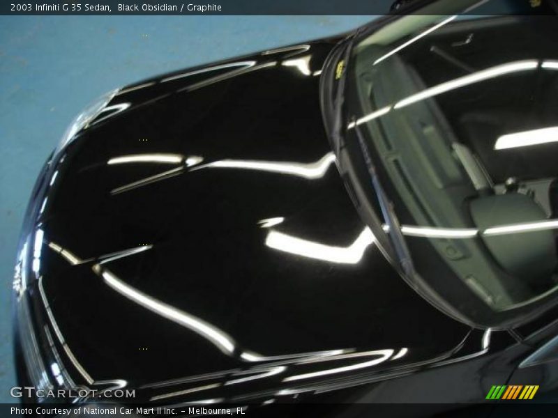 Black Obsidian / Graphite 2003 Infiniti G 35 Sedan