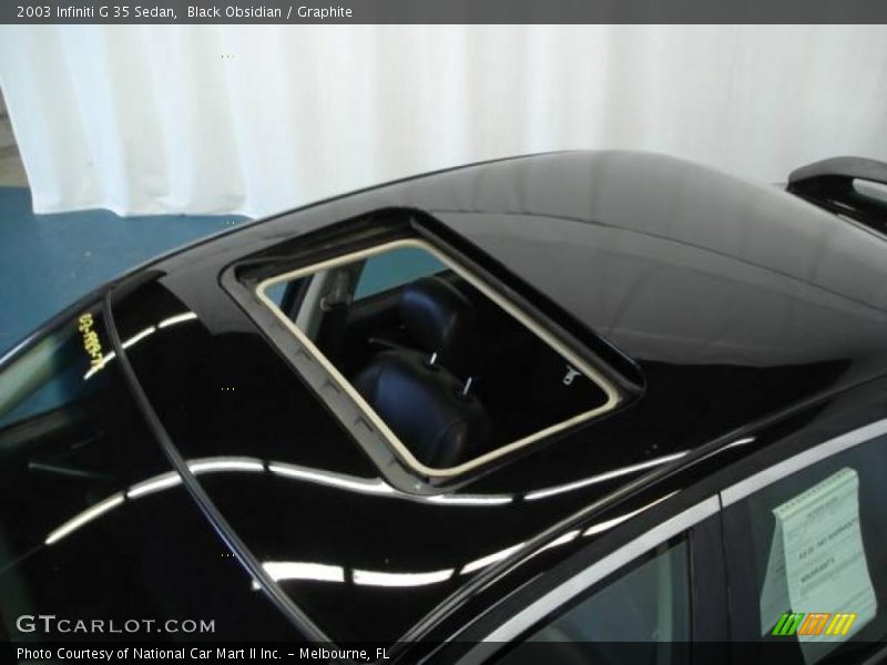Black Obsidian / Graphite 2003 Infiniti G 35 Sedan
