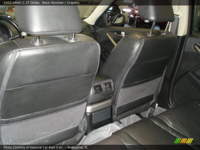 Black Obsidian / Graphite 2003 Infiniti G 35 Sedan