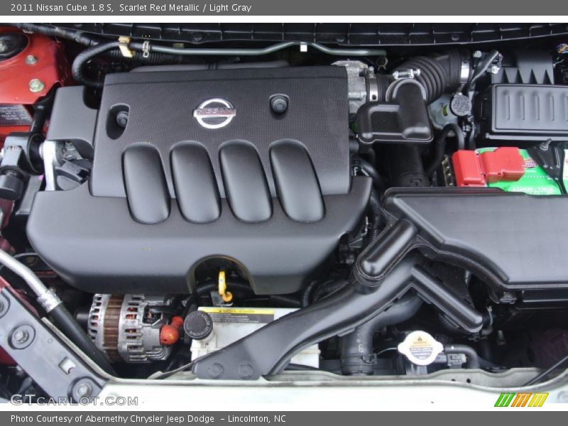 Scarlet Red Metallic / Light Gray 2011 Nissan Cube 1.8 S