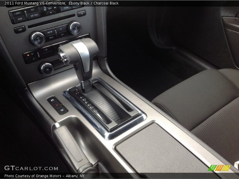 Ebony Black / Charcoal Black 2011 Ford Mustang V6 Convertible