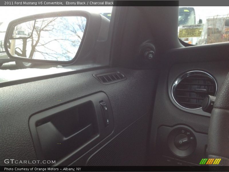 Ebony Black / Charcoal Black 2011 Ford Mustang V6 Convertible