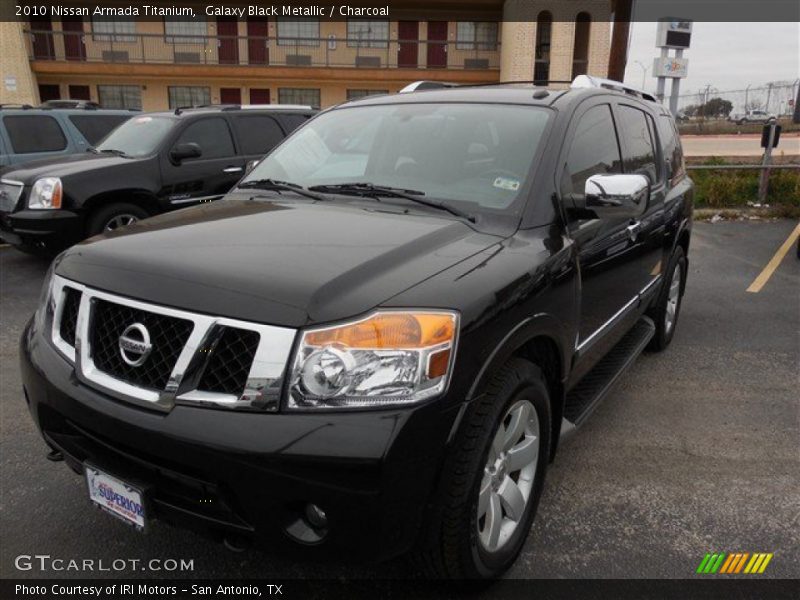 Galaxy Black Metallic / Charcoal 2010 Nissan Armada Titanium