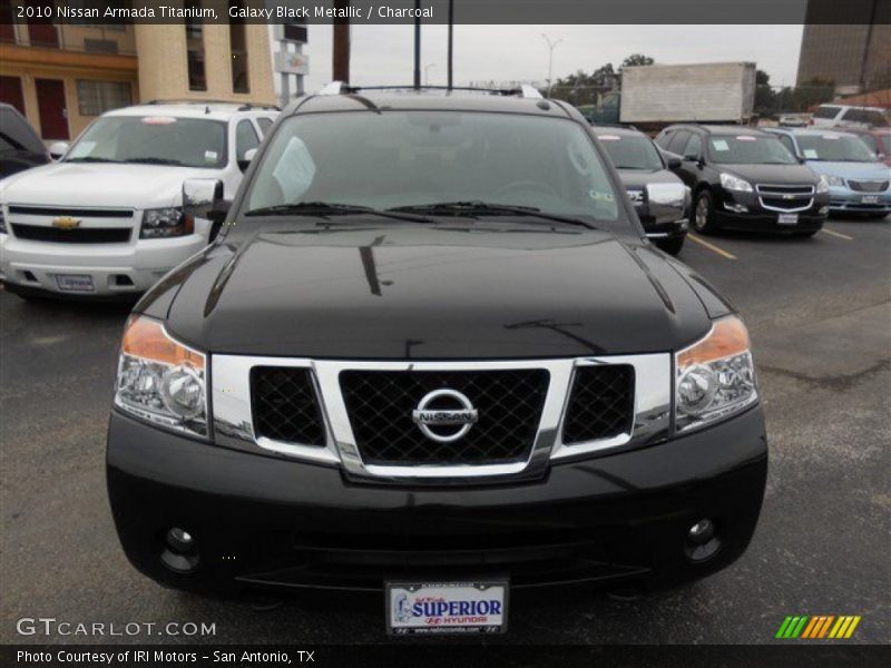Galaxy Black Metallic / Charcoal 2010 Nissan Armada Titanium