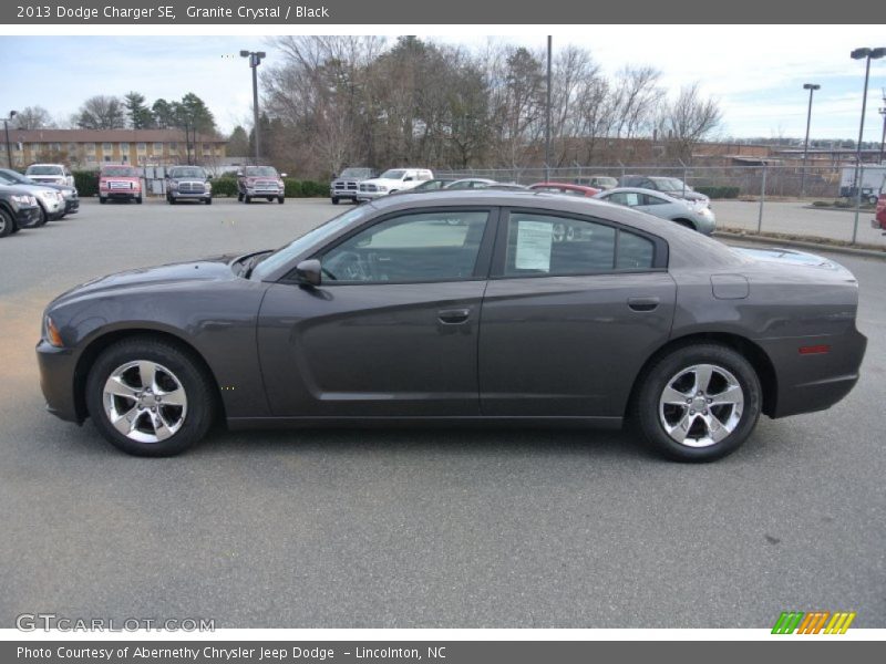 Granite Crystal / Black 2013 Dodge Charger SE