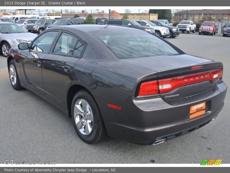 Granite Crystal / Black 2013 Dodge Charger SE