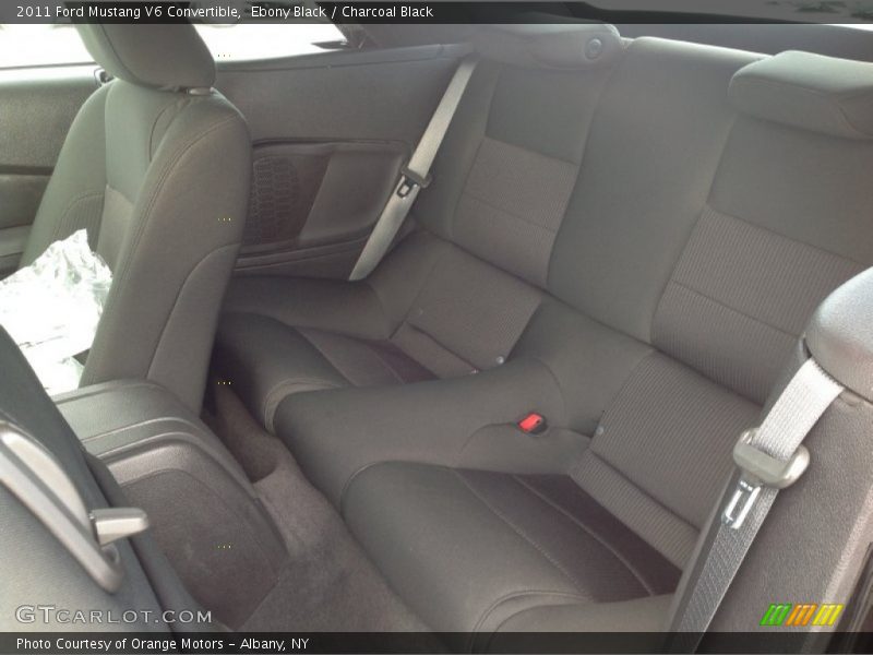 Ebony Black / Charcoal Black 2011 Ford Mustang V6 Convertible