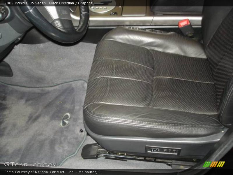 Black Obsidian / Graphite 2003 Infiniti G 35 Sedan