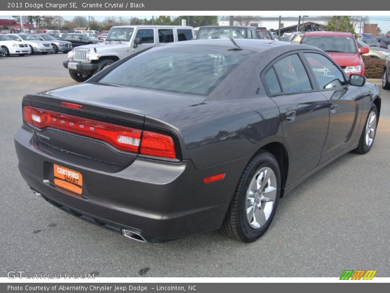 Granite Crystal / Black 2013 Dodge Charger SE