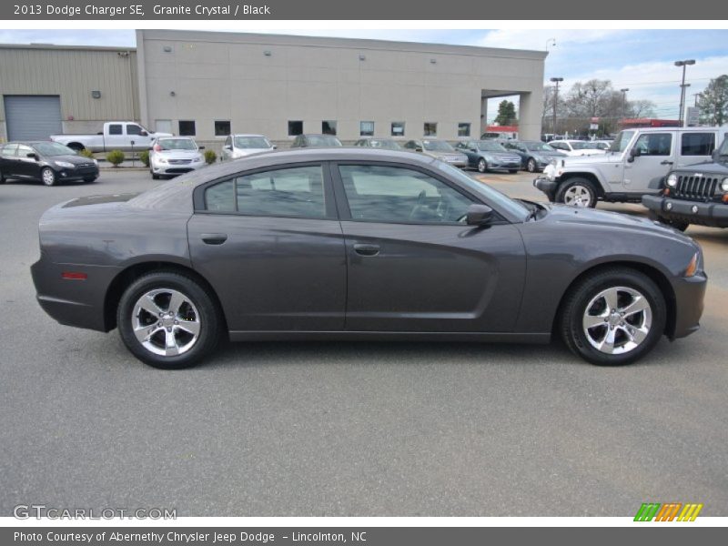 Granite Crystal / Black 2013 Dodge Charger SE