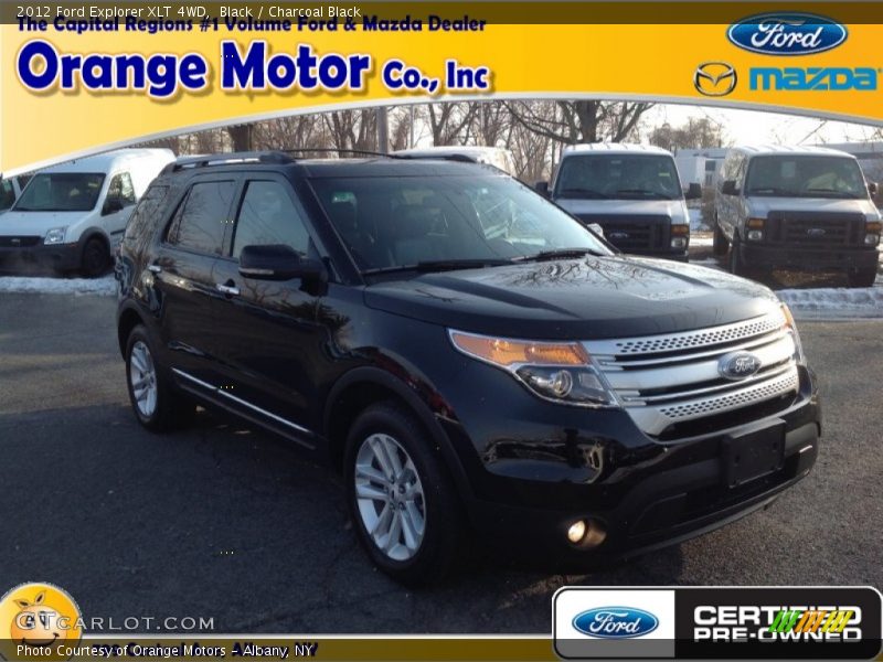 Black / Charcoal Black 2012 Ford Explorer XLT 4WD