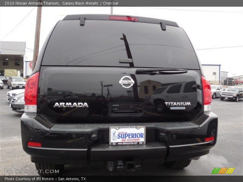Galaxy Black Metallic / Charcoal 2010 Nissan Armada Titanium