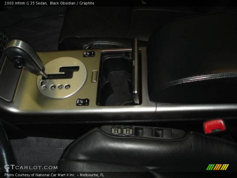 Black Obsidian / Graphite 2003 Infiniti G 35 Sedan