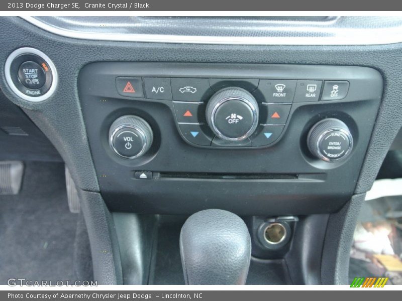 Granite Crystal / Black 2013 Dodge Charger SE