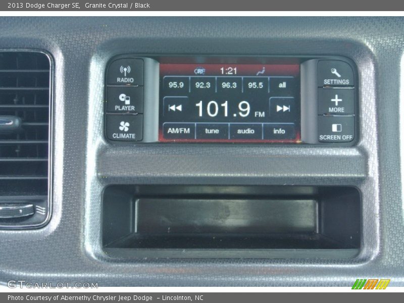Granite Crystal / Black 2013 Dodge Charger SE