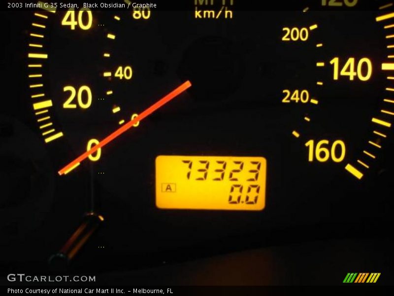 Black Obsidian / Graphite 2003 Infiniti G 35 Sedan