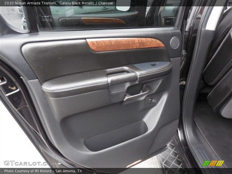 Galaxy Black Metallic / Charcoal 2010 Nissan Armada Titanium