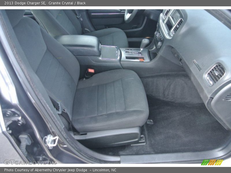 Granite Crystal / Black 2013 Dodge Charger SE