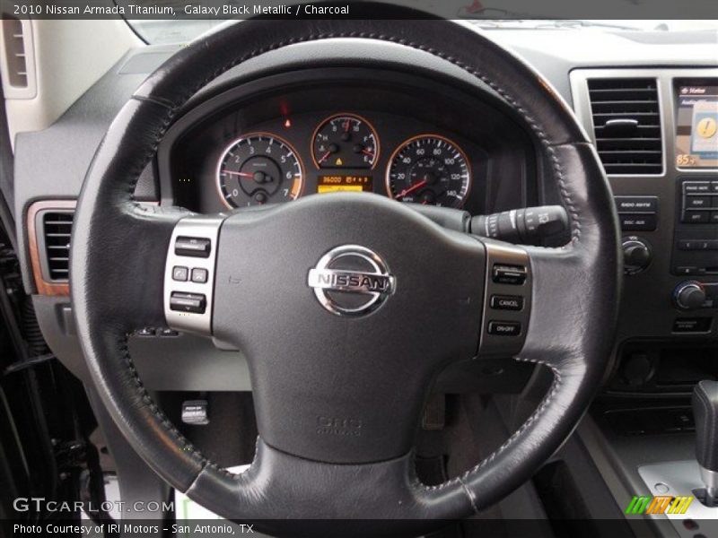 Galaxy Black Metallic / Charcoal 2010 Nissan Armada Titanium