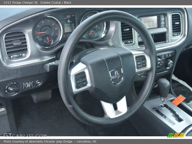 Granite Crystal / Black 2013 Dodge Charger SE