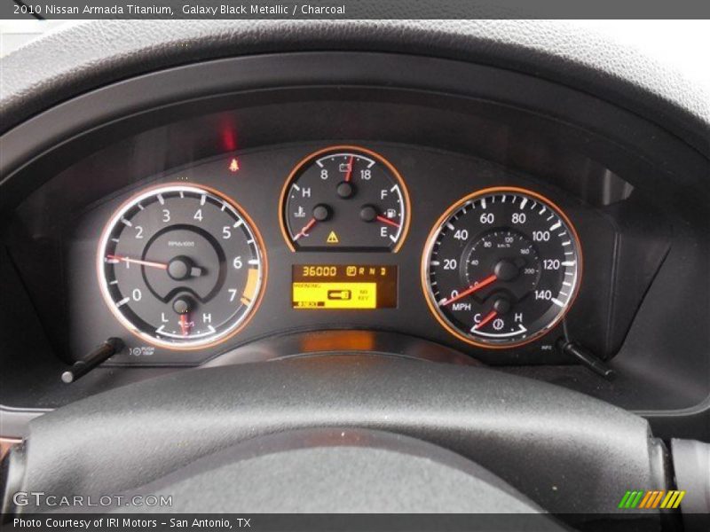 Galaxy Black Metallic / Charcoal 2010 Nissan Armada Titanium