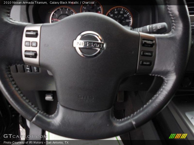 Galaxy Black Metallic / Charcoal 2010 Nissan Armada Titanium