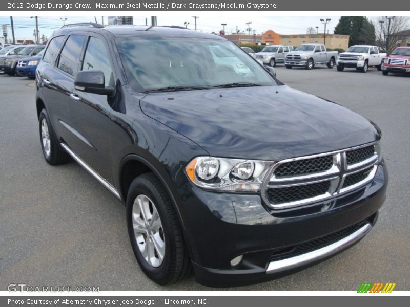 Maximum Steel Metallic / Dark Graystone/Medium Graystone 2013 Dodge Durango Crew