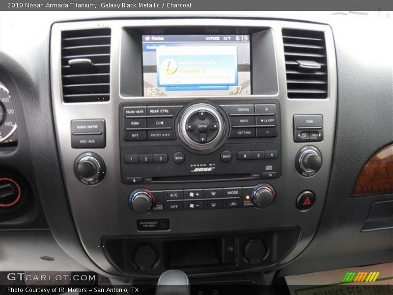 Galaxy Black Metallic / Charcoal 2010 Nissan Armada Titanium