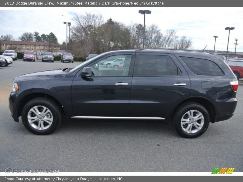 Maximum Steel Metallic / Dark Graystone/Medium Graystone 2013 Dodge Durango Crew