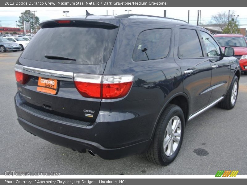 Maximum Steel Metallic / Dark Graystone/Medium Graystone 2013 Dodge Durango Crew