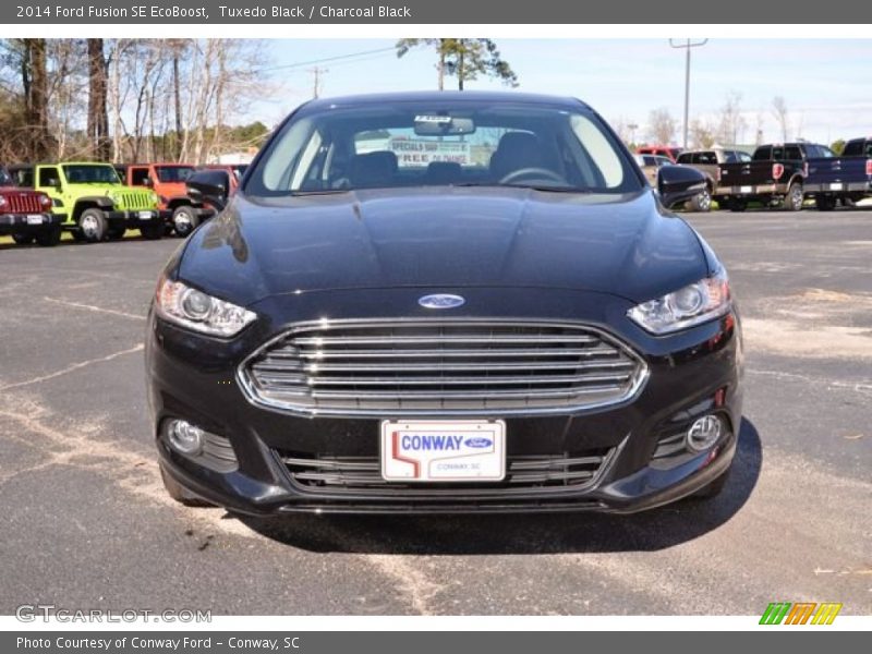 Tuxedo Black / Charcoal Black 2014 Ford Fusion SE EcoBoost