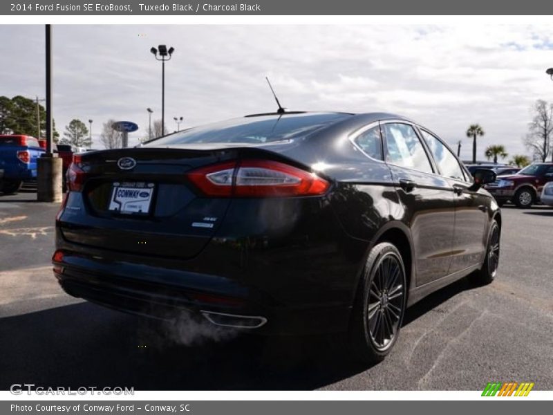 Tuxedo Black / Charcoal Black 2014 Ford Fusion SE EcoBoost