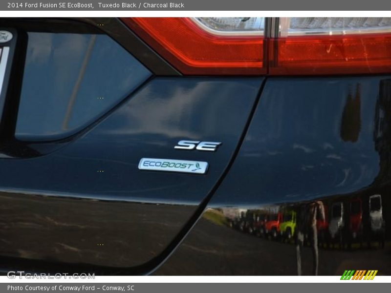 Tuxedo Black / Charcoal Black 2014 Ford Fusion SE EcoBoost