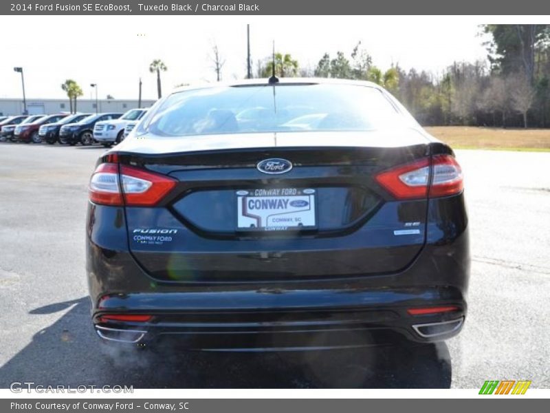 Tuxedo Black / Charcoal Black 2014 Ford Fusion SE EcoBoost