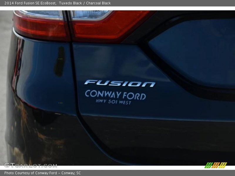 Tuxedo Black / Charcoal Black 2014 Ford Fusion SE EcoBoost